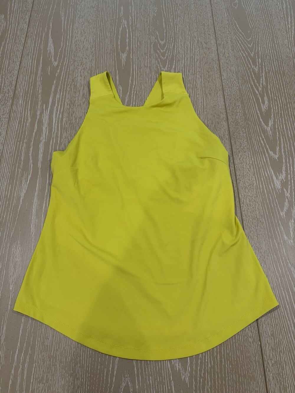 Spyder Active racerback tank top Yellow Women’s Size Medium